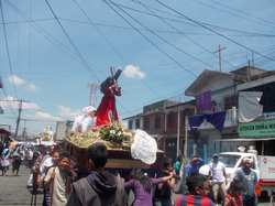 Statue in procession